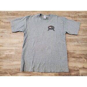 Vintage 90s Redondo Beach CA T-Shirt Mens M Stripes Beach USA Single Stitch EUC